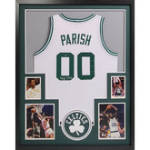 Robert Parish Signed Framed Jersey OKAuthentics Boston Celtics Autographed