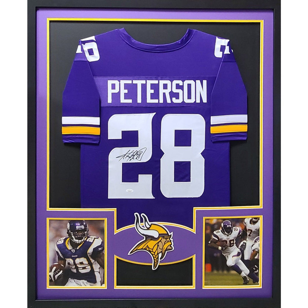 adrian-peterson-framed-autographed-purple-jersey – Midwest Memorabilia