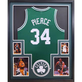 Paul Pierce Framed Signed Jersey Beckett Autographed Boston Celtics