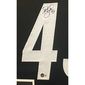 Troy Polamalu Signed Framed Jersey Beckett Autographed Pittsburgh Steelers