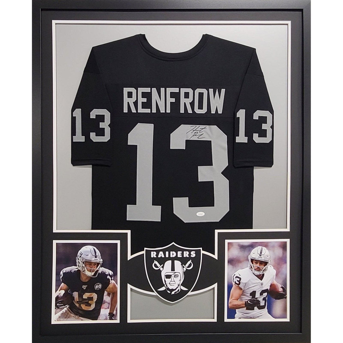 Hunter Renfrow Framed Signed Jersey JSA Autographed Las Vegas Raiders