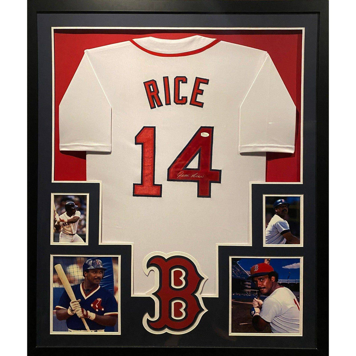 Jim Rice Framed Jersey JSA Autographed Signed Boston Red Sox