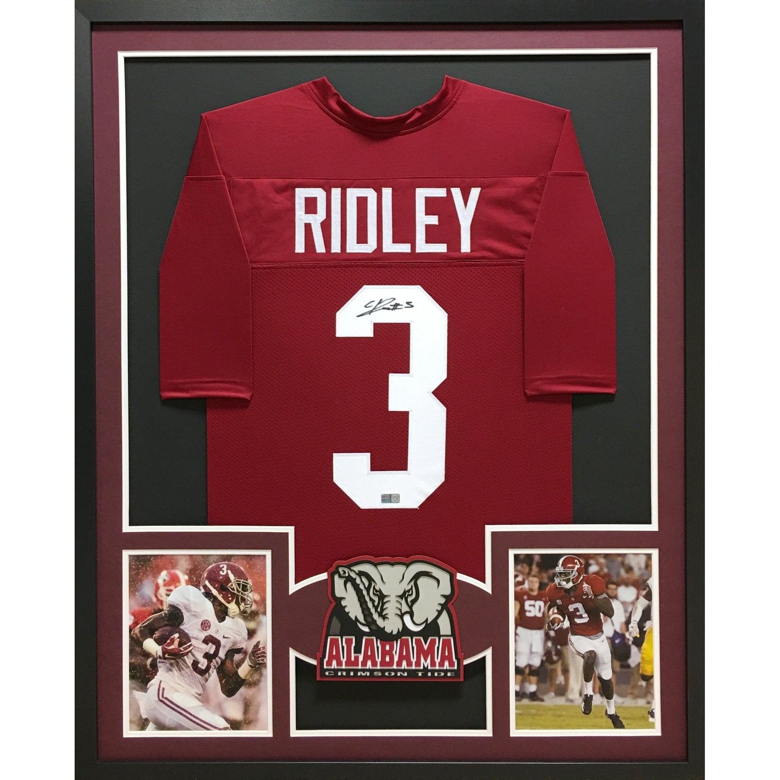 Calvin Ridley Framed Signed Jersey Tristar Autographed Alabama Crimson Tide