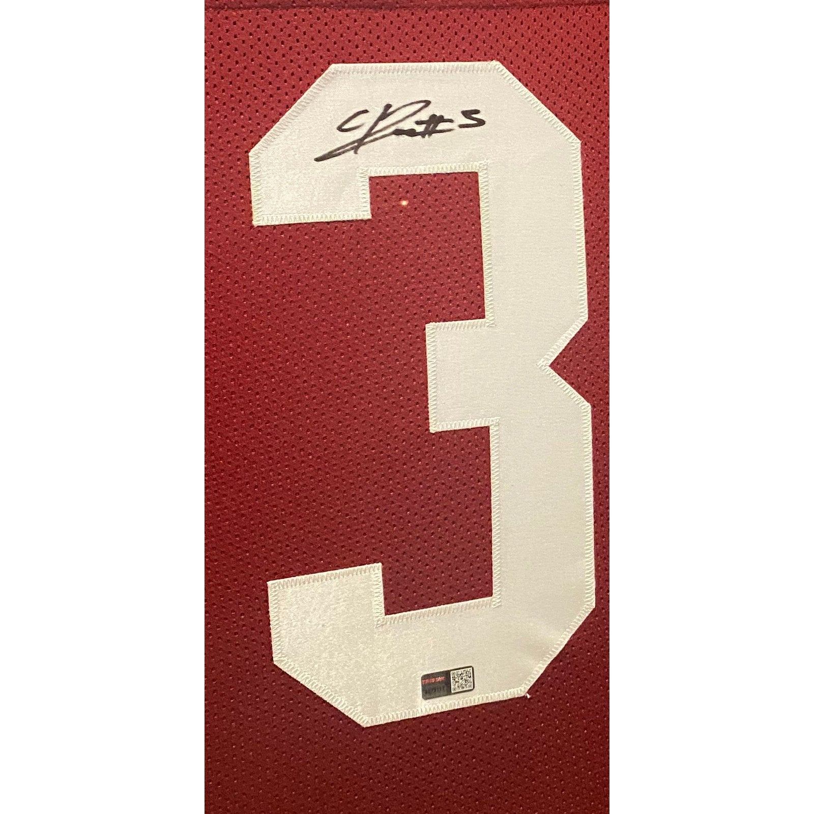 Calvin Ridley Framed Signed Jersey Tristar Autographed Alabama Crimson Tide