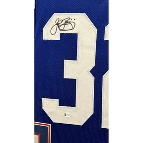 John Riggins Framed Signed Jersey Beckett Autographed Kansas Jayhawks