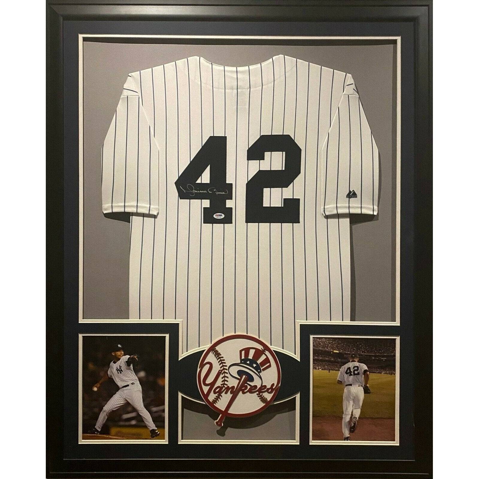 Mariano Rivera Framed Jersey PSA/DNA Autographed Signed New York Yankees