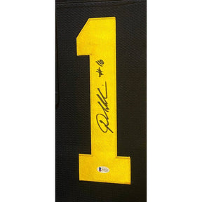 Denard Robinson Framed Signed Jersey Beckett Autographed Michigan Wolverines