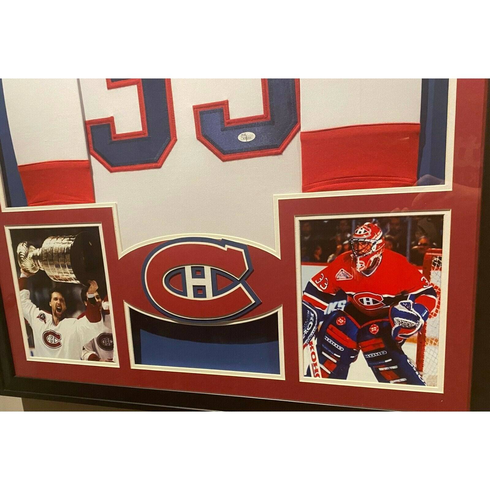 Patrick Roy Framed Jersey JSA Autographed Signed Montreal Canadiens