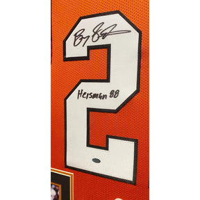 Barry Sanders Framed Signed Jersey Tristar Autographed Oklahoma State