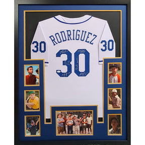 The Sandlot Framed Signed Jersey JSA Autographed by 6 Cast Members