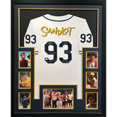 The Sandlot Framed Signed Jersey JSA Autographed by 6 Cast Members