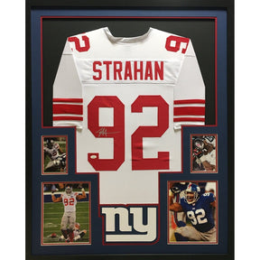 Michael Strahan Signed Framed Jersey JSA Autographed New York Giants