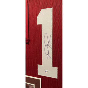 Tua Tagovailoa Framed Signed Jersey Beckett Autographed Alabama