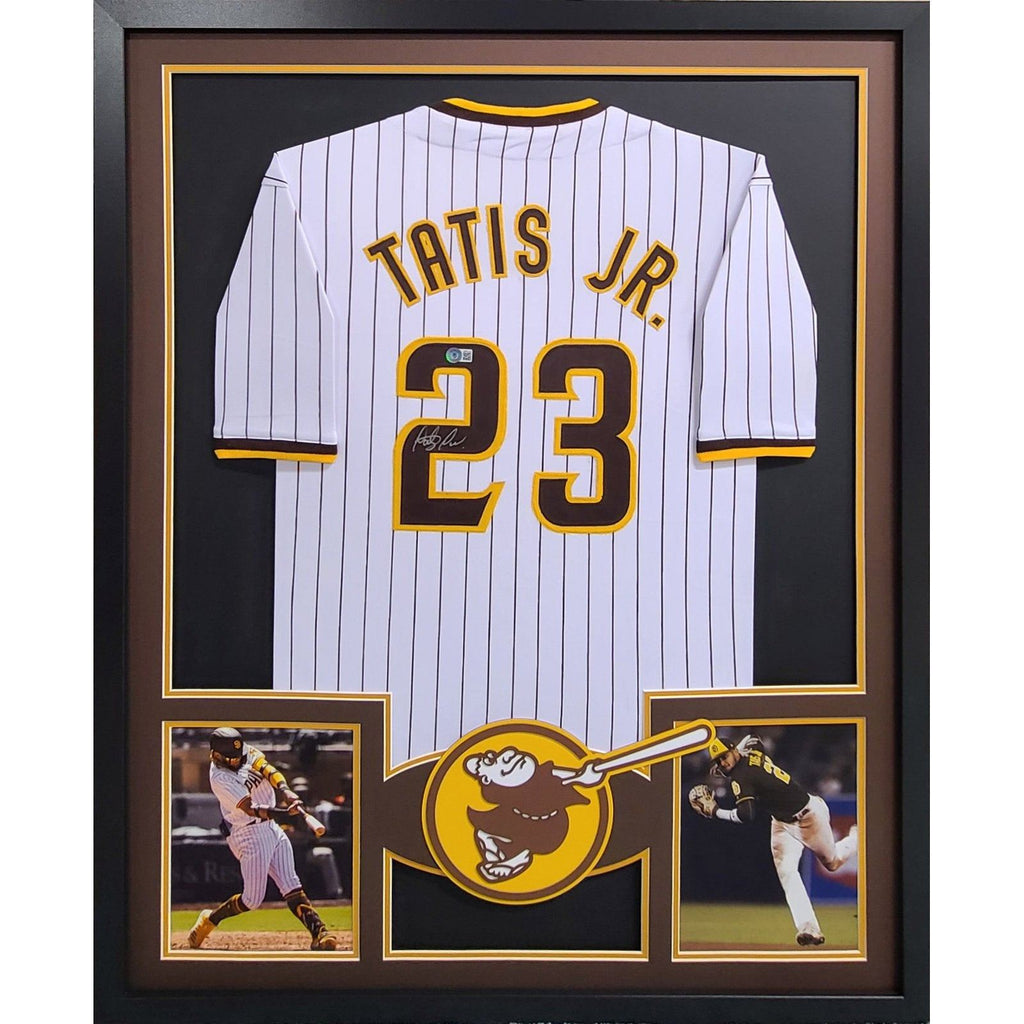 Fernando Tatis Jr. Autographed San Diego Padres Blue Majestic Jersey - JSA  Auth *2