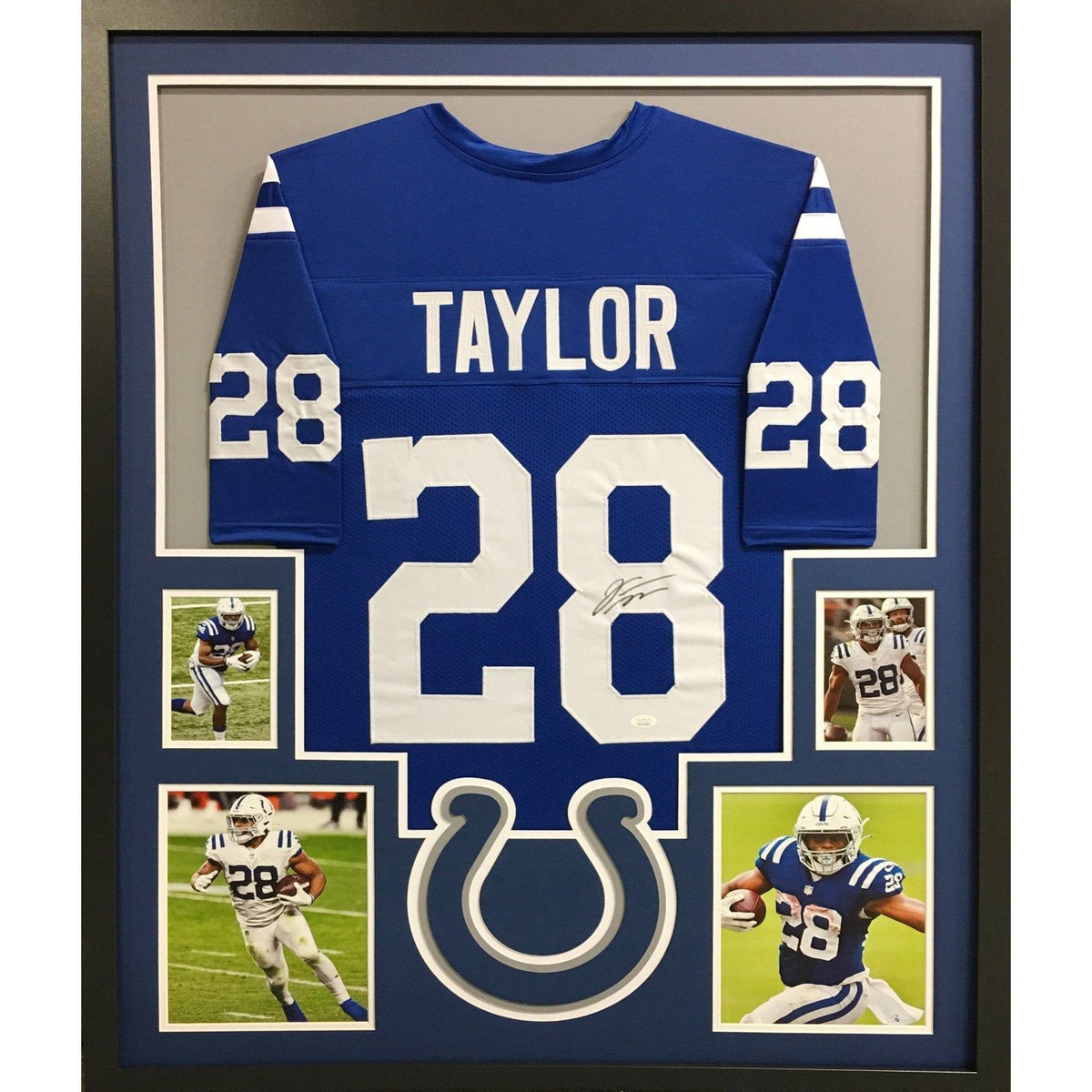 Jonathan Taylor Framed Signed Jersey JSA Autographed Indianapolis Colts