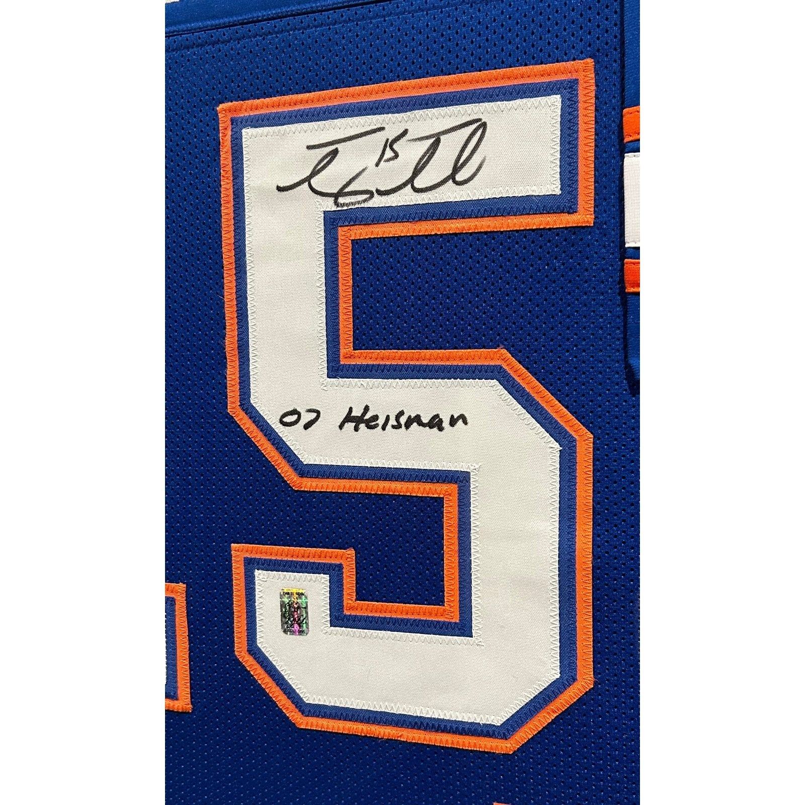 tebow autographed jersey