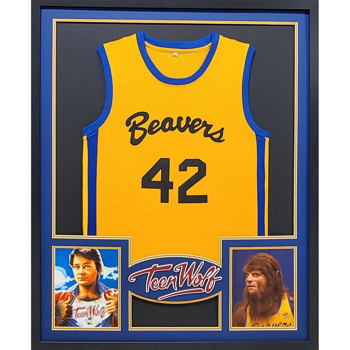 Teen Wolf UNSIGNED Framed Movie Jersey Michael J Fox