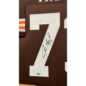 Joe Thomas Cleveland Browns Signed Autographed Brown #73 Jersey JSA –