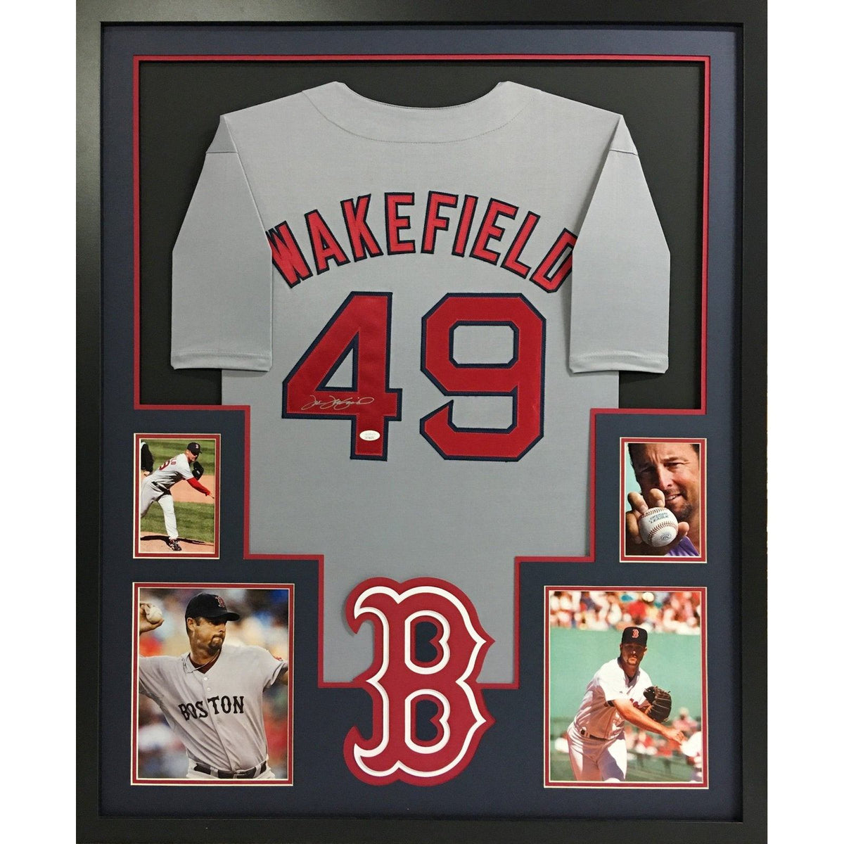 Tim Wakefield Game Worn Jersey Baseball Card