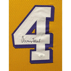 Jerry West Signed Framed Jersey JSA Autographed Los Angeles Lakers L.A.