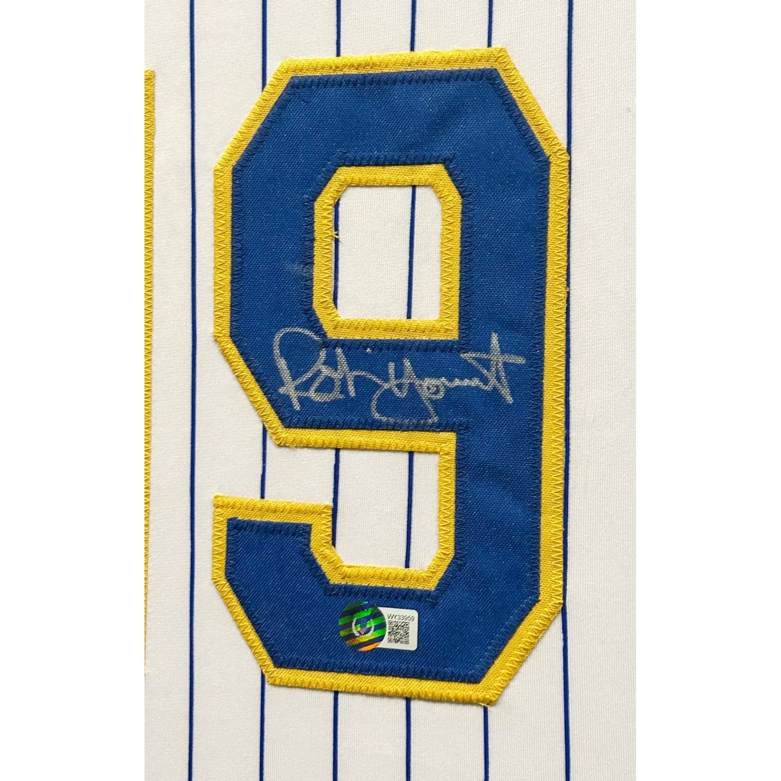 Robin Yount Framed Signed Jersey Beckett Autographed Milwaukee Brewers